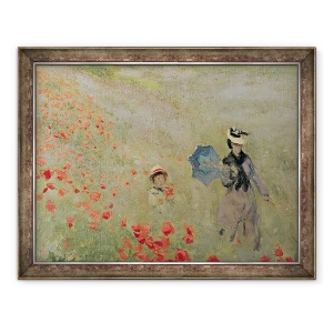Tablou inramat - Claude Monet - Maci salbatici II, 60 x 80 cm