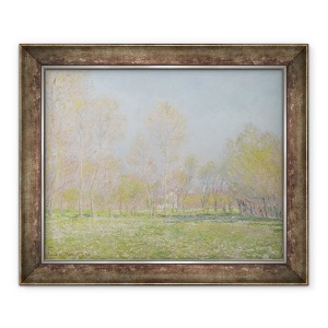 Tablou inramat - Claude Monet - Primavara in Giverny, 70 x 85 cm