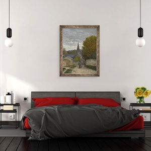 Tablou inramat - Claude Monet - Strada din Sainte-Adresse, 60 x 80 cm - Img 3