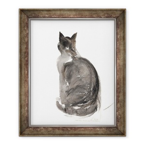Tablou inramat - Claudia Hutchins-Puechavy - Pisica II, 50 x 60 cm