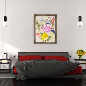 Tablou inramat - Claudia Hutchins-Puechavy - Trandafiri, 2006, 60 x 80 cm - Img 3