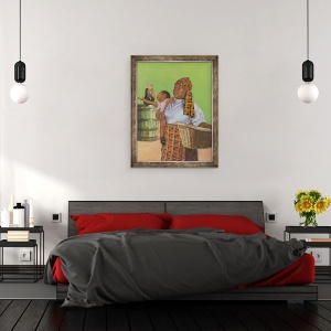 Tablou inramat - Colin Bootman - Intentii obraznice, 60 x 80 cm - Img 3