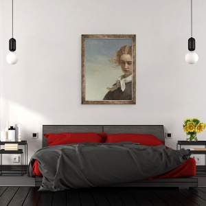 Tablou inramat - Constant Mayer - Melancolia dragostei I, 70 x 90 cm - Img 3