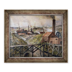 Tablou inramat - Constantin Emile Meunier - in tara Neagra, 50 x 60 cm
