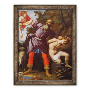 Tablou inramat - Cristofano Allori - sacrificiul lui Avraam, 70 x 90 cm