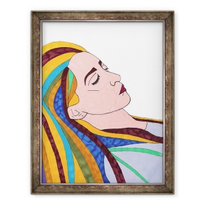 Tablou inramat - Daisy de Villeneuve - Autoportret I, 60 x 80 cm