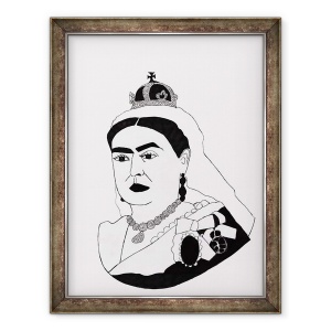Tablou inramat - Daisy de Villeneuve - Regina Victoria, 60 x 80 cm