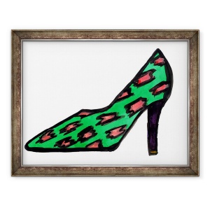 Tablou inramat - Daisy de Villeneuve - Toc Verde, 60 x 80 cm