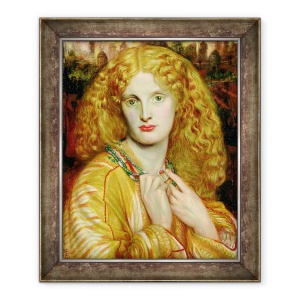 Tablou inramat - Dante Gabriel Charles Rossetti - Elena din Troia, 70 x 85 cm