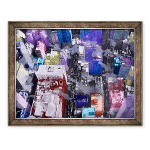 Tablou inramat - David Studwell - Metropolis VIIII, 70 x 90 cm