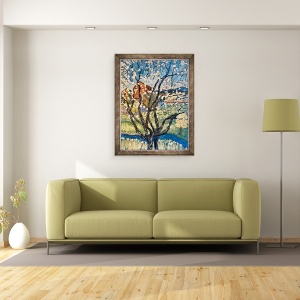 Tablou inramat - Deborah Eve Alastra - Copac inflorit, 60 x 80 cm - Img 2