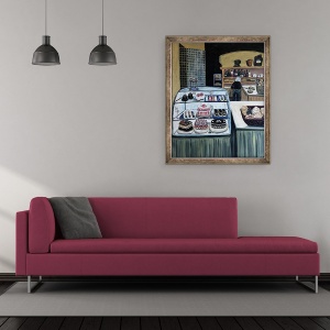 Tablou inramat - Deborah Eve Alastra - Patiserie, 2018, 50 x 60 cm - Img 2