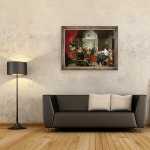 Tablou inramat - Diego Rodriguez de Silva y Velazquez - Spinner, sau fabula de Arachne, 70 x 90 cm - Img 2
