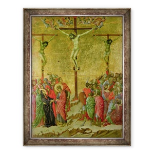 Tablou inramat - Duccio di Buoninsegna - Crucifixion, 70 x 90 cm