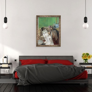 Tablou inramat - Edgar Degas - Pedichiura, 60 x 80 cm - Img 3