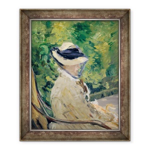 Tablou inramat - Edouard Manet - Madame Manet la Bellevue, 70 x 85 cm