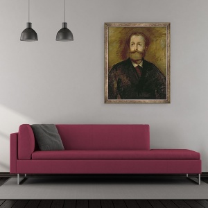 Tablou inramat - Edouard Manet - Portretul lui Antonin Proust 1832-1905 c.1877-80, 50 x 60 cm - Img 2
