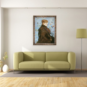Tablou inramat - Edouard Manet - Toamna Mery Laurent, 70 x 90 cm - Img 2