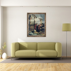 Tablou inramat - Eduard Karl Franz von Gebhardt - Crucifixion, 70 x 90 cm - Img 2