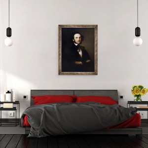 Tablou inramat - Eduard Magnus - Felix Mendelssohn, 60 x 80 cm - Img 3