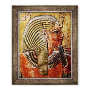 Tablou inramat - Egyptian 19th Dynasty - seful lui Seti I r.1294-1279 i.Hr. din mormantul lui Seti, 50 x 60 cm