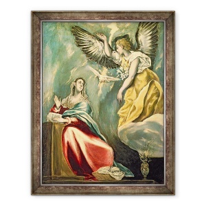 Tablou inramat - El Greco - Buna Vestire I, 70 x 90 cm