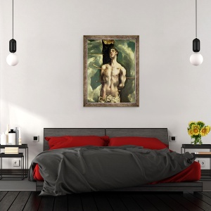 Tablou inramat - El Greco - St. Sebastian, 60 x 80 cm - Img 3