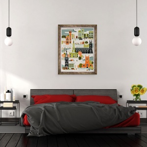 Tablou inramat - Eliza Southwood - Portocale si Lamai, 60 x 80 cm - Img 3