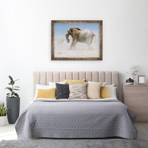 Tablou inramat - Eric Meyer - Bull Elephant, Etosha, 2018, 60 x 80 cm - Img 3