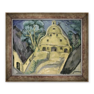 Tablou inramat - Ernst Ludwig Kirchner - Ferma Staberhof pe Fehmarn I, 70 x 85 cm