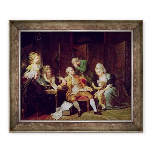Tablou inramat - Etienne Jeaurat - Contractul rupt, 70 x 85 cm