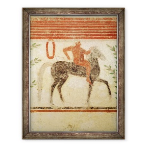 Tablou inramat - Etruscan - Calaret, partea stanga, de la mormantul baronului, 70 x 90 cm