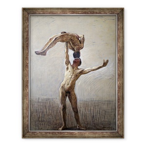 Tablou inramat - Eugene Jansson - sportivi, 60 x 80 cm