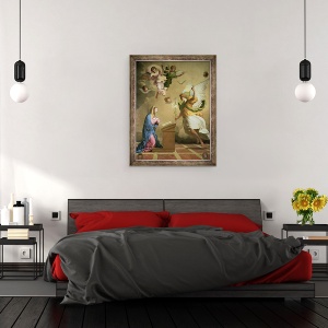 Tablou inramat - Eustache Le Sueur - Buna Vestire, 60 x 80 cm - Img 3