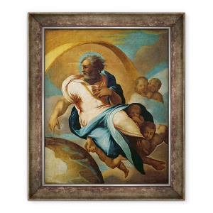 Tablou inramat - Eustache Le Sueur - Crearea lumii, 70 x 85 cm