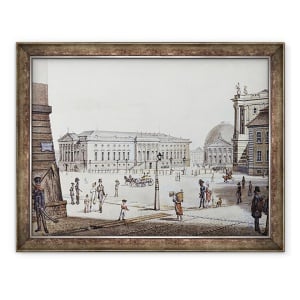 Tablou inramat - F.A. Calau - Opernplatz, 60 x 80 cm