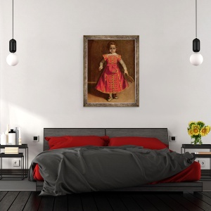Tablou inramat - Federico Fiori Barocci - Federico Ubaldo della Rovere in varsta de 2 ani, 70 x 90 cm - Img 3