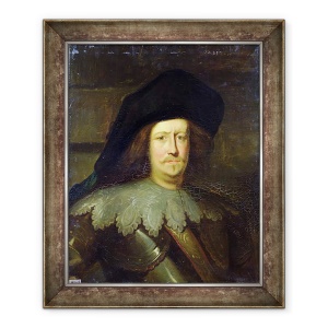 Tablou inramat - Felice Marie Ferdinand Storelli - Portretul lui Charles de Schomberg 1600-56 Conte de Nanteuil si Duce de Halluin, 50 x 60 cm