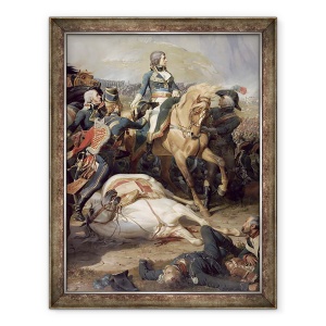 Tablou inramat - Felix Philippoteaux - Batalia de la Rivoli, 70 x 90 cm
