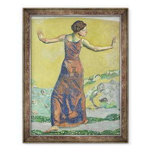 Tablou inramat - Ferdinand Hodler - Femme Joyeuse ulei pe panza, 60 x 80 cm