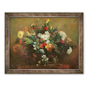 Tablou inramat - Ferdinand Victor Eugene Delacroix - Flori, 70 x 90 cm