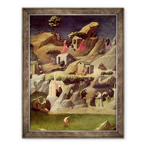 Tablou inramat - Fra Guido di Pietro Angelico - Thebaid, 70 x 90 cm
