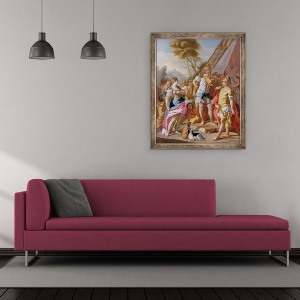 Tablou inramat - Francesco de Mura - Scene clasice, 50 x 60 cm - Img 2