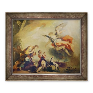 Tablou inramat - Francesco Guardi - Povestea lui Tobias, plecarea Arhanghelului Rafael, 50 x 60 cm