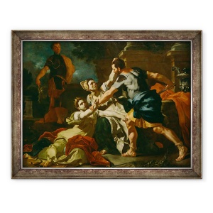 Tablou inramat - Francesco Solimena - Moartea lui Messalina, 70 x 90 cm