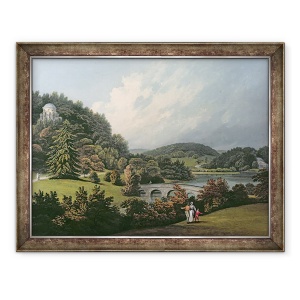 Tablou inramat - Francis Nicholson - Stourhead, 60 x 80 cm