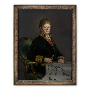 Tablou inramat - Francisco Jose de Goya y Lucientes - Portrait of Don Juan Antonio Cuervo, 60 x 80 cm