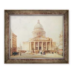 Tablou inramat - Francois Etienne Villeret - Panteonul din 1835, 50 x 60 cm