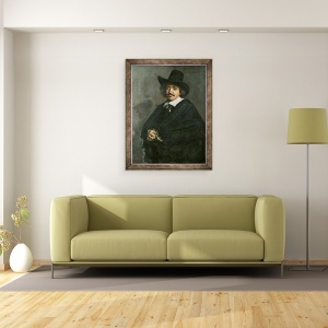 Tablou inramat - Frans Hals - Portretul unui barbat I, 70 x 90 cm - Img 2
