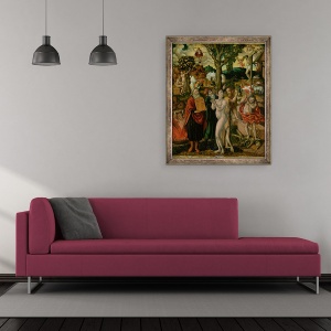 Tablou inramat - Franz Timmermann - Cadere si rascumparare, 50 x 60 cm - Img 2